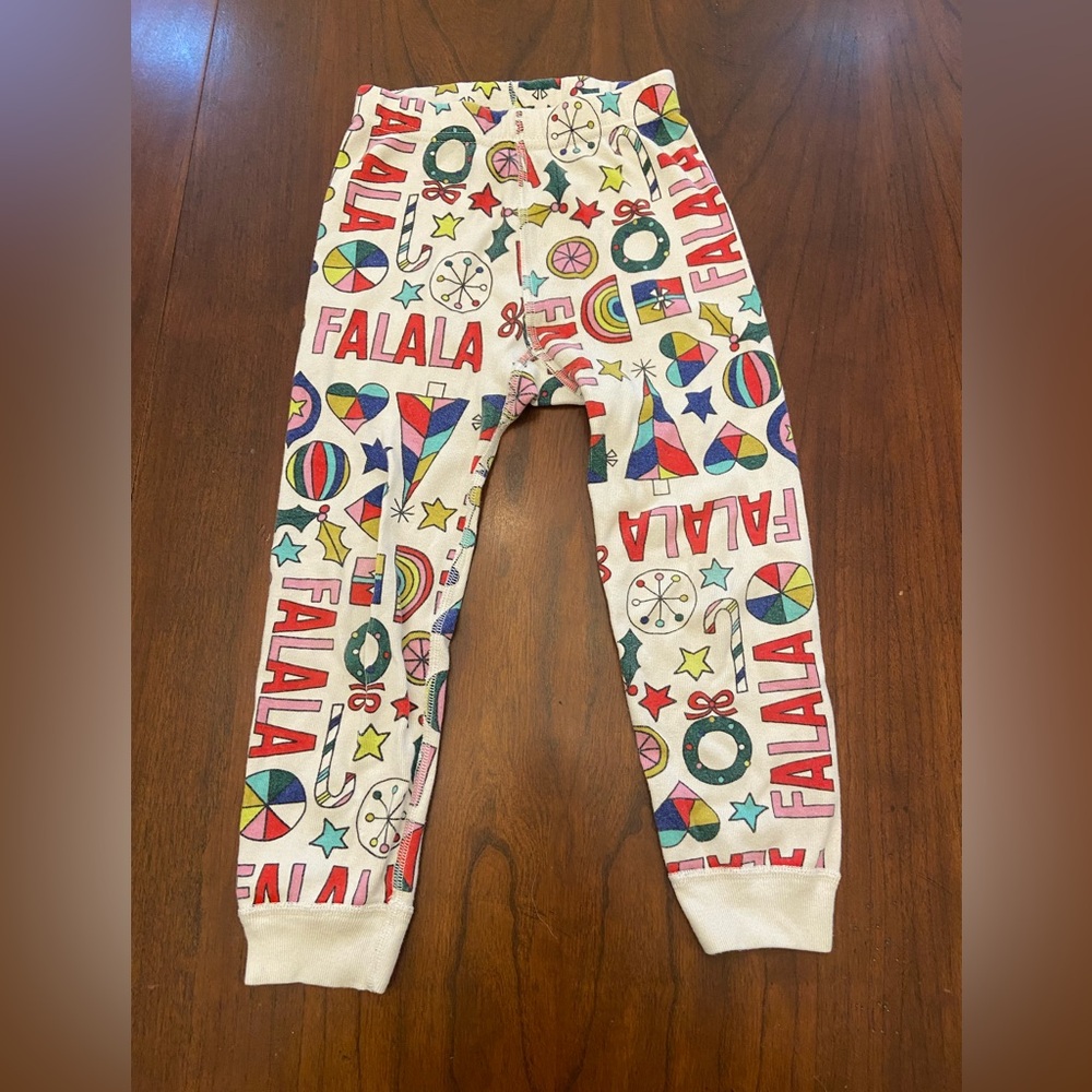 Hanna Andersson FALALA Organic Cotton Pajama Pants size 4